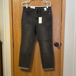 Black/Grey Wash Mid Rise Boyfriend Judy Blue Jeans - NWT